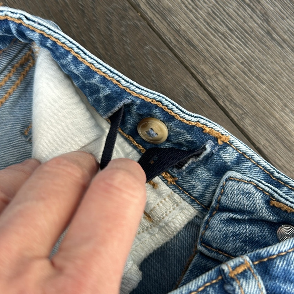 Abercrombie kids, midrise boyfriend jeans - Picture 3 of 4